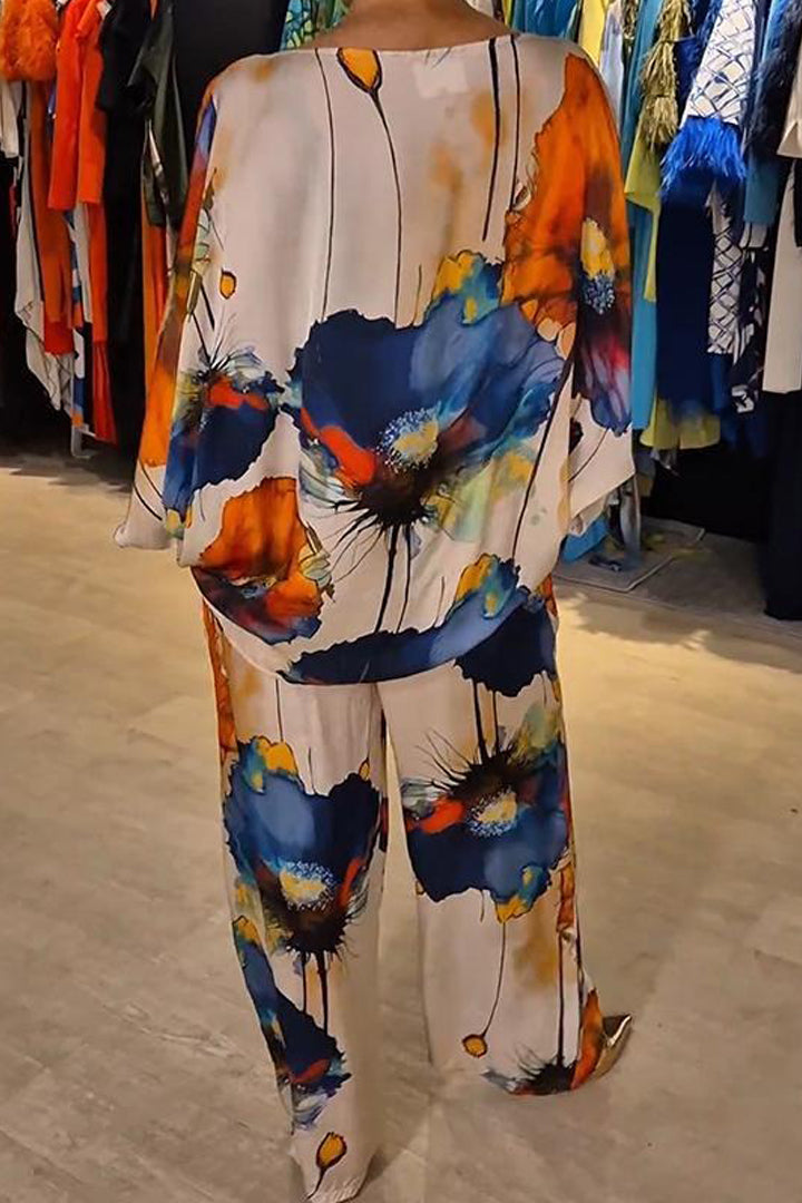 Chic Paisley Print Set