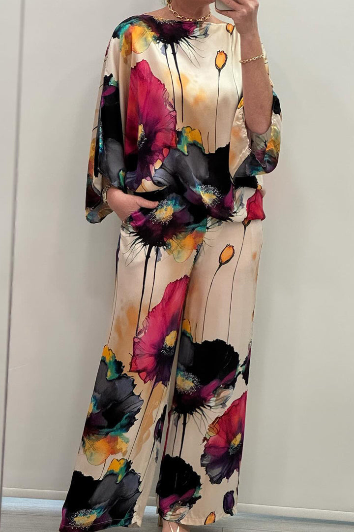 Chic Paisley Print Set
