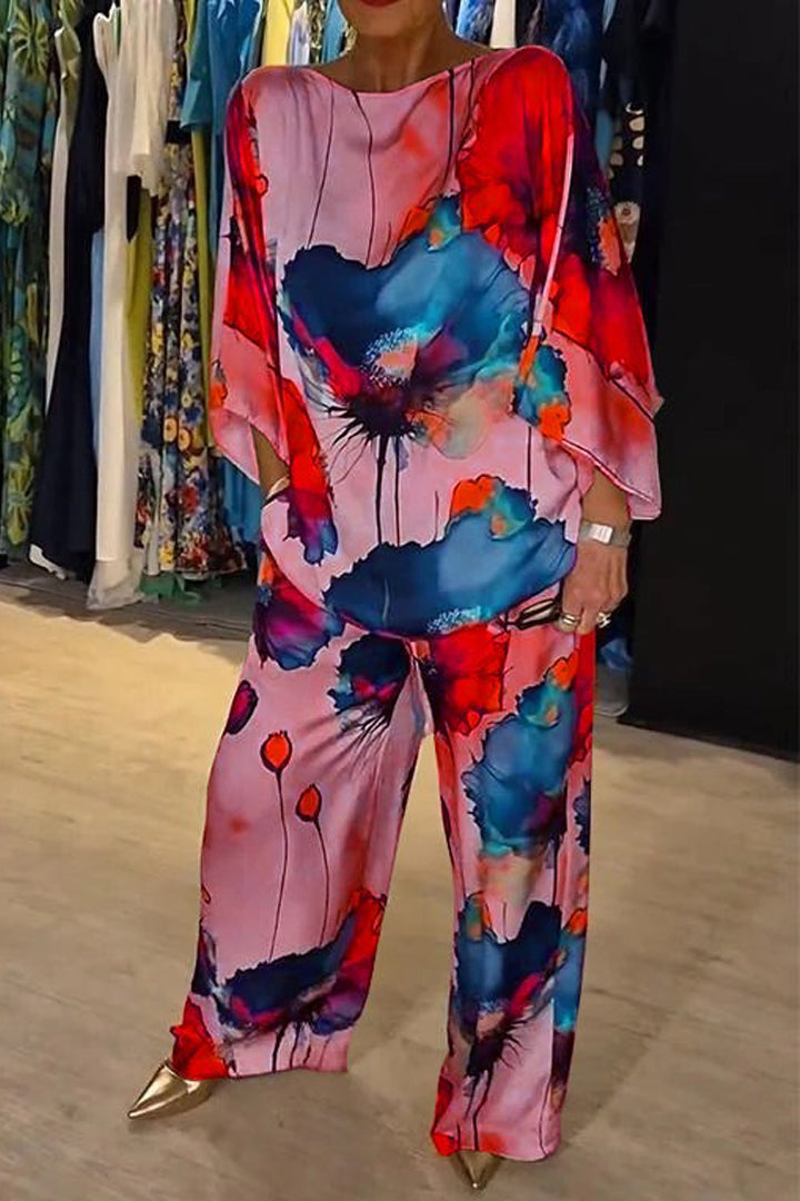 Chic Paisley Print Set