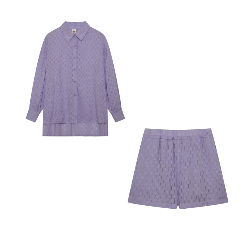 Elizabeth - Set Leggero di Camicia e Pantaloni Corti