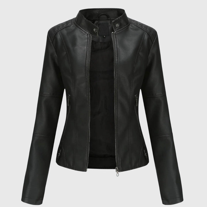 Giorgina™ - Elegante Giacca in Pelle Femminile