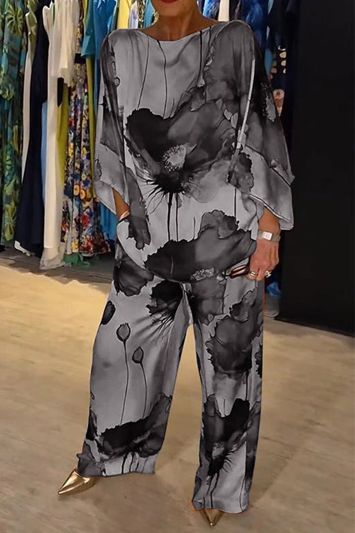 Chic Paisley Print Set