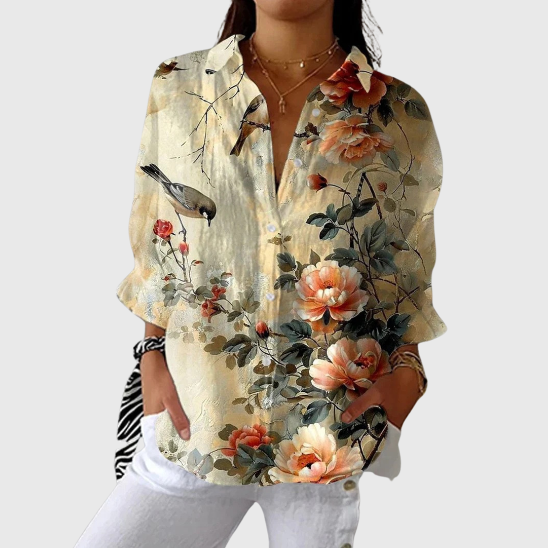 Camicia Leggera e Vivace con Stampa