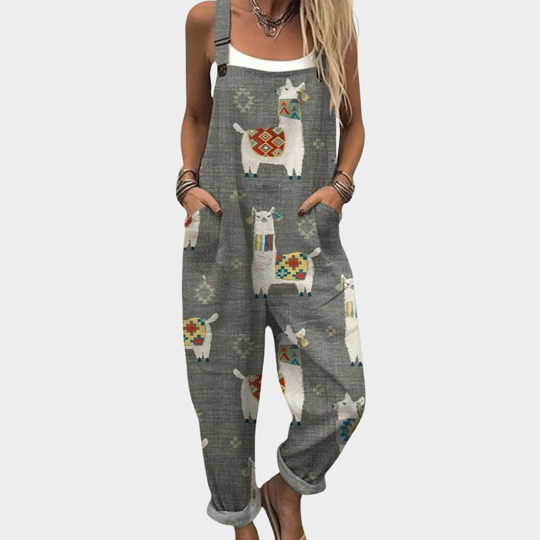 Comfy Printed Overalls