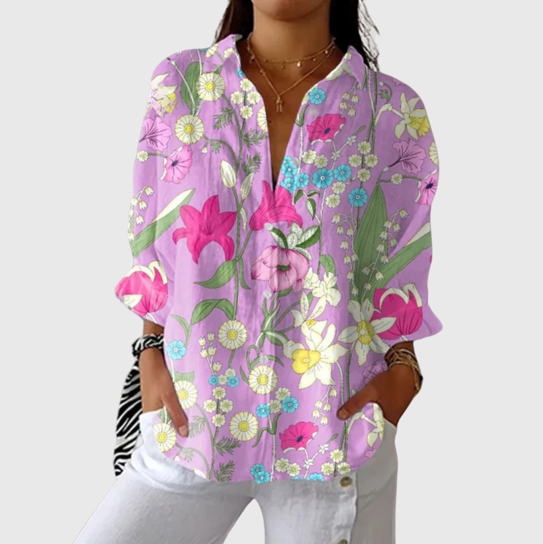 Leggera e Vivace Blusa Stampata