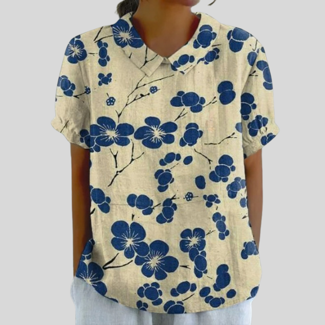 Elegante e Confortevole Top Floreale