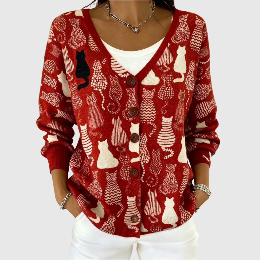 Comfy Button-Up Knit Cardigan