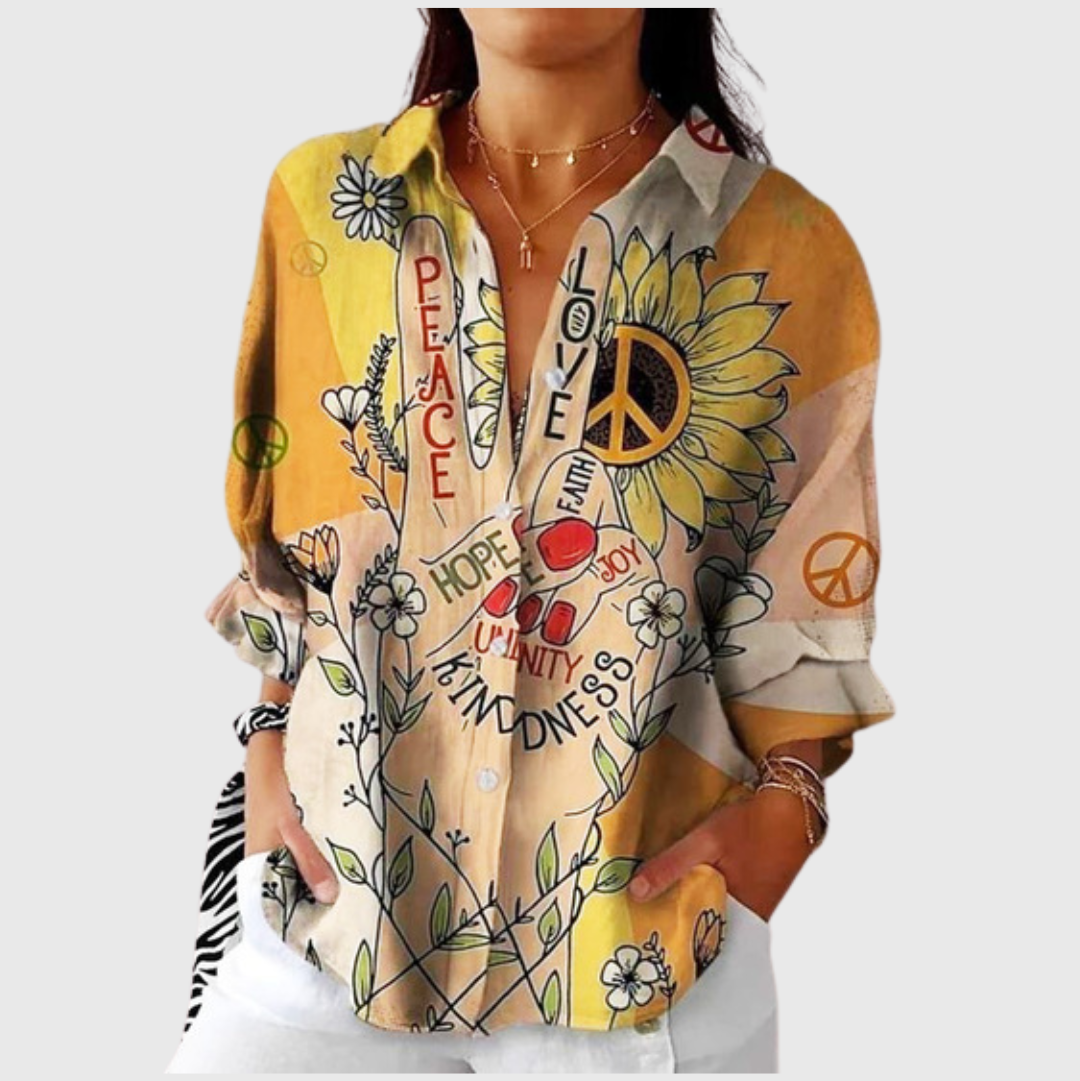 Camicia leggera e vivace con stampa