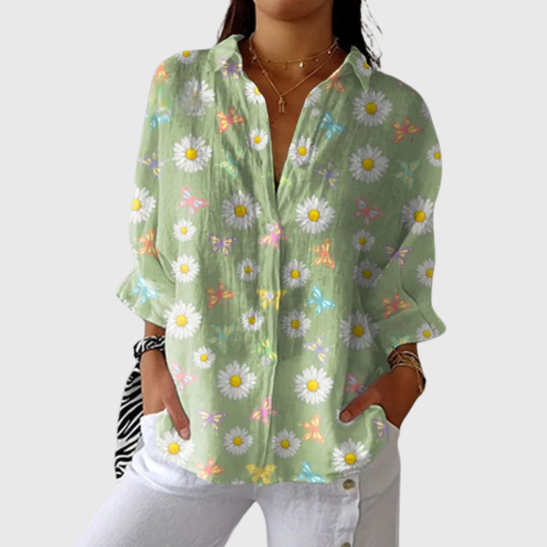 Camicia Leggera e Vivace con Stampa