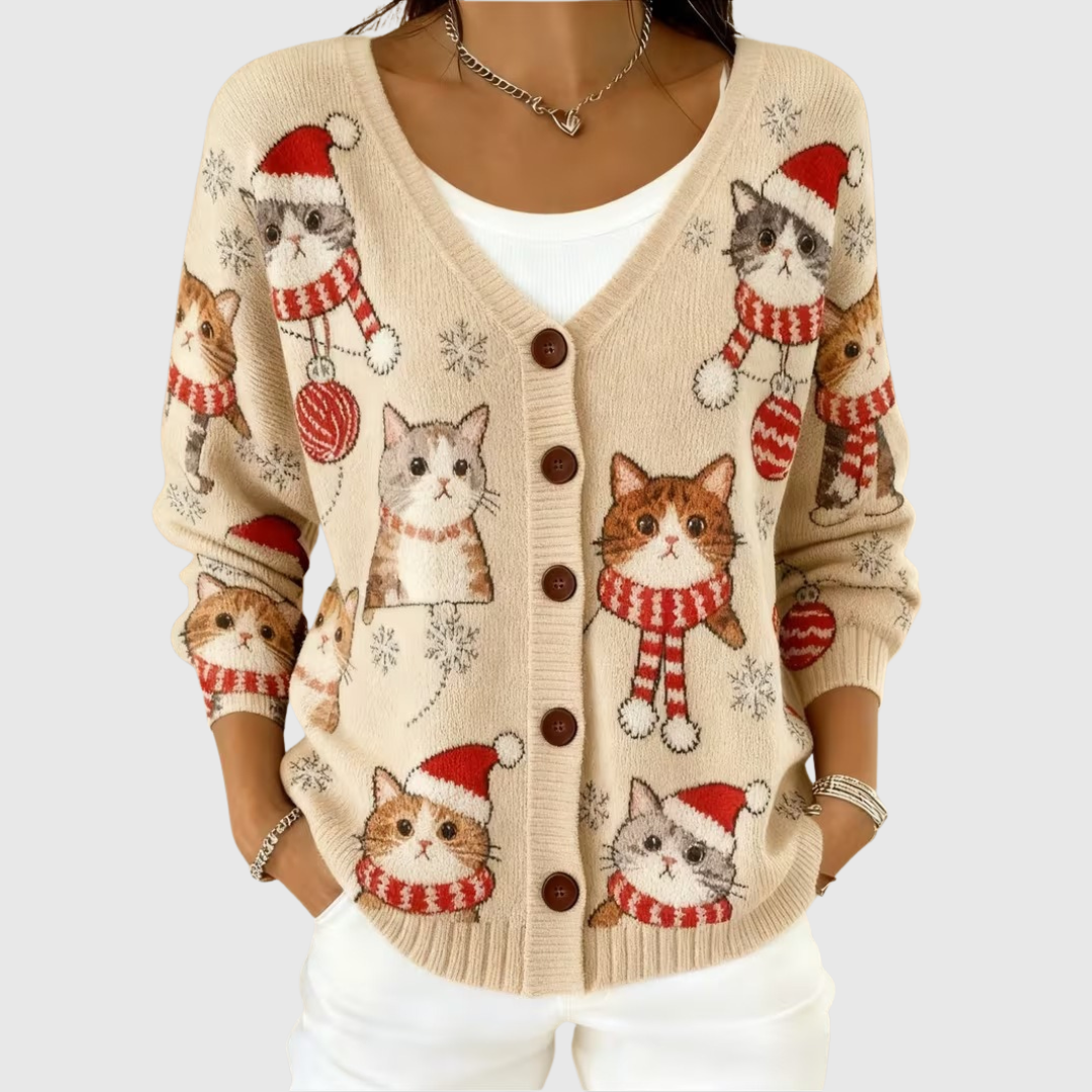 Comfy Knit Cardigan with Buttons