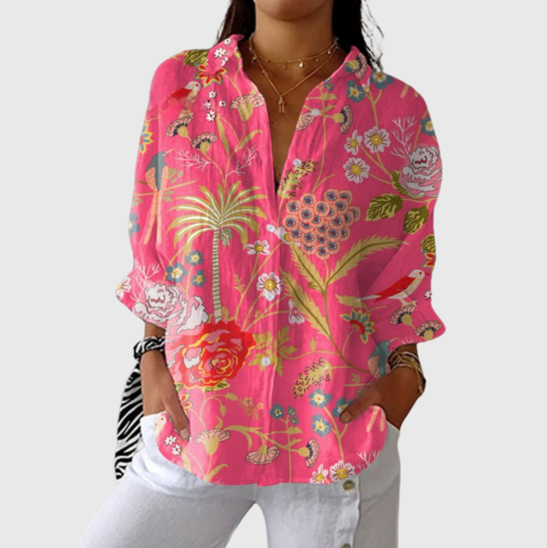 Camicia Leggera e Colorata con Stampa