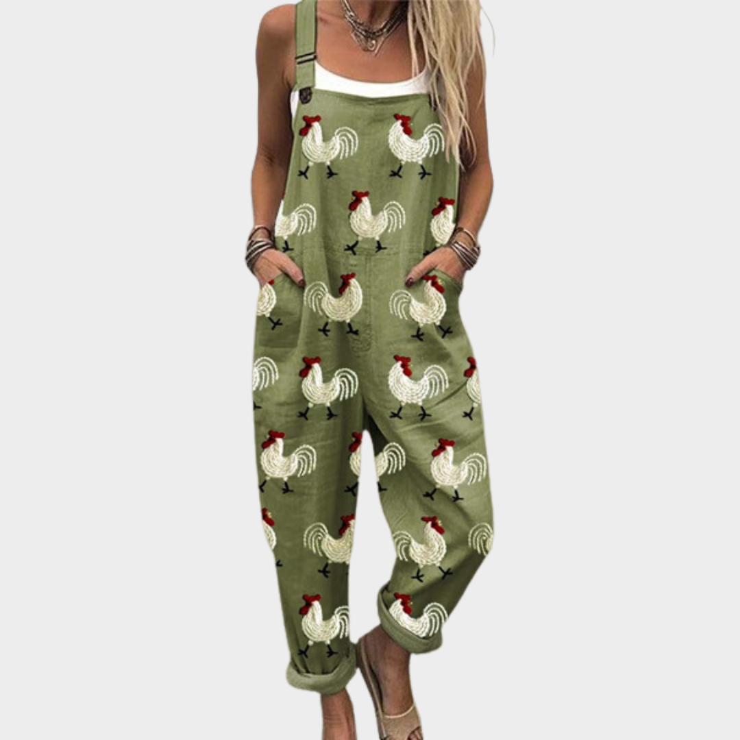 Comfy Printed Overalls