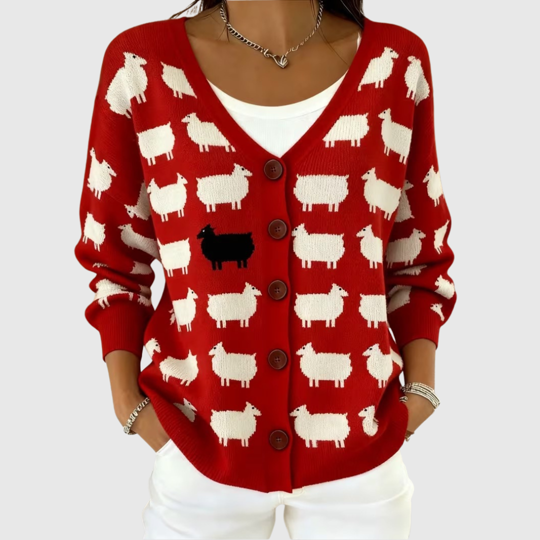 Comfortable Button-Up Knit Cardigan