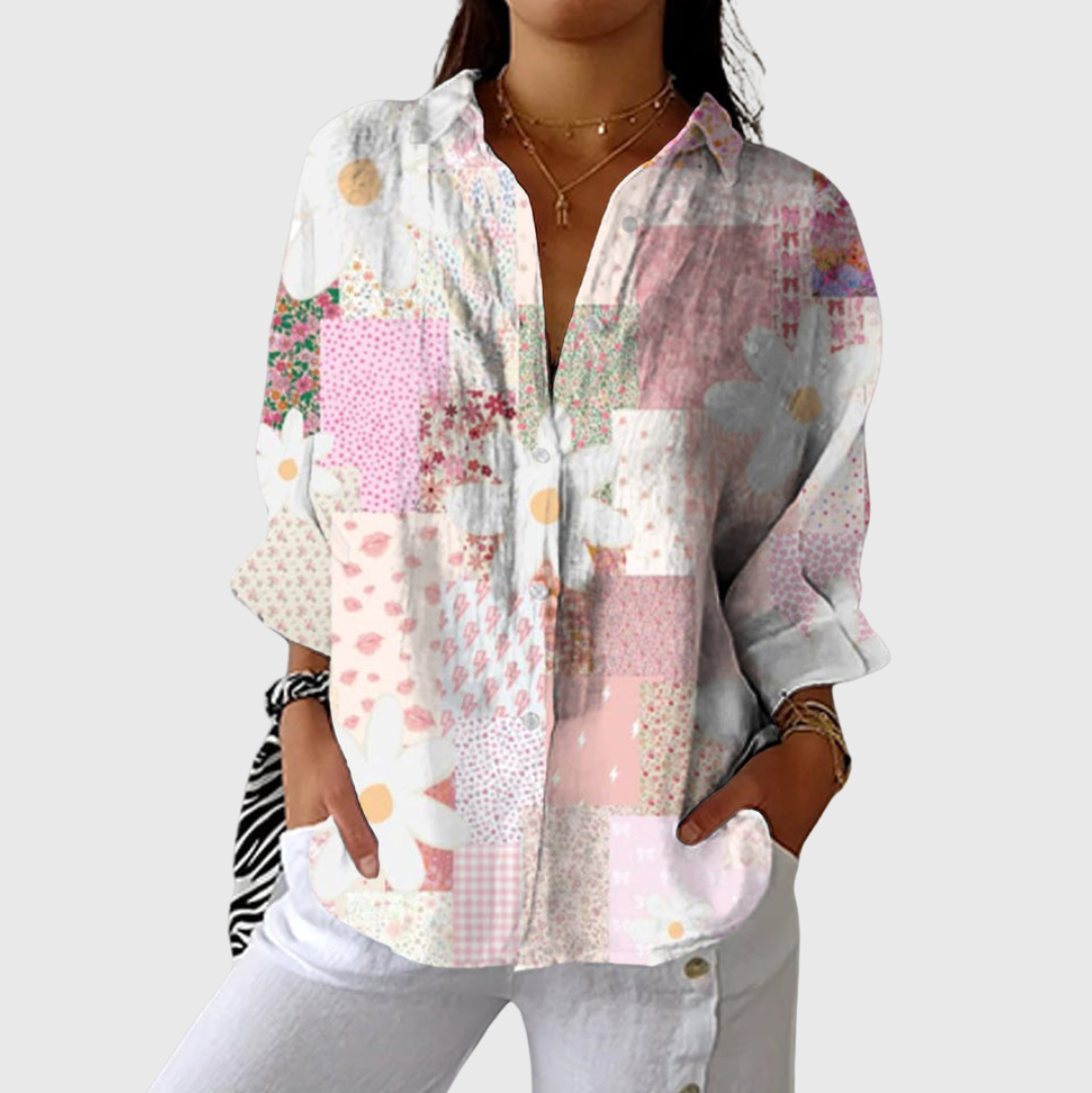 Leggera e Colorata Blusa Stampata
