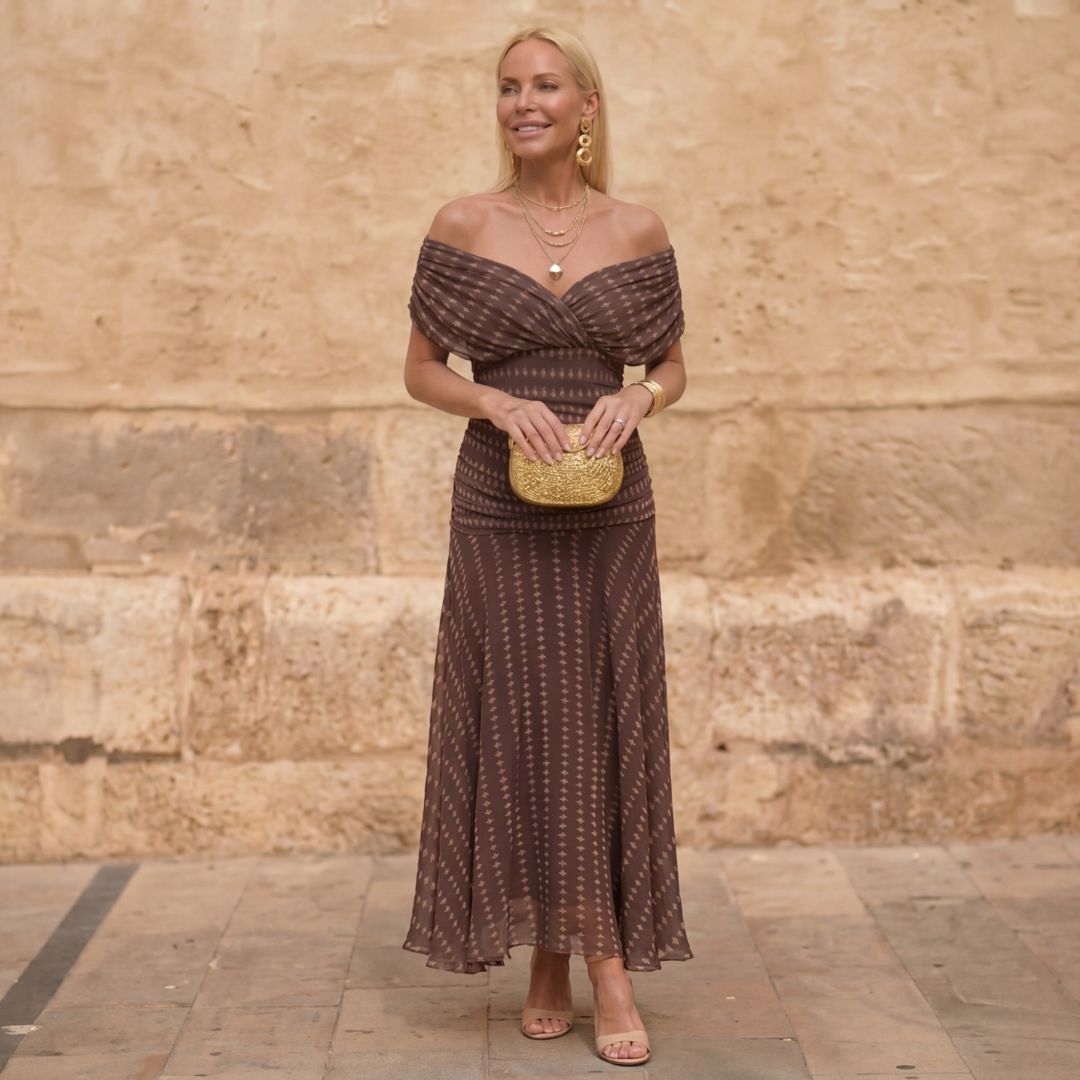 Sienna | Leggero Abito Geometrico