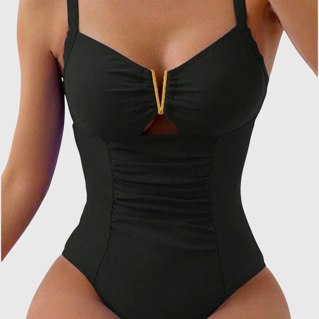 Cinzia | Costume da bagno con scollatura a V profonda