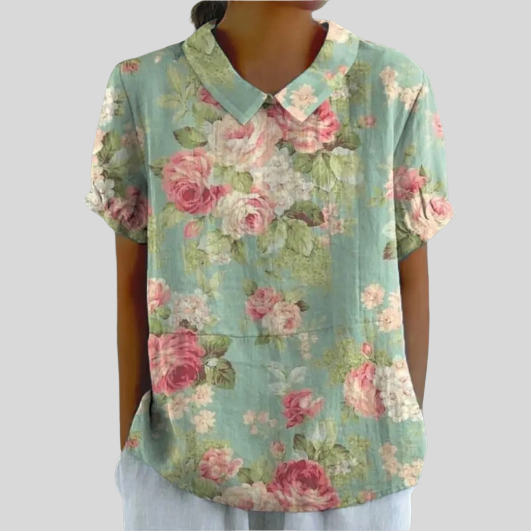 Elegante e Confortevole Top Floreale