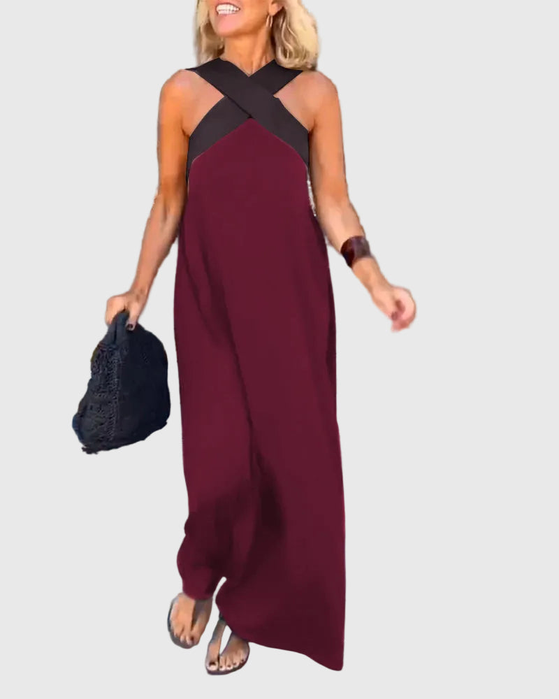 Elena | Abito Maxi Elegante e Fluido