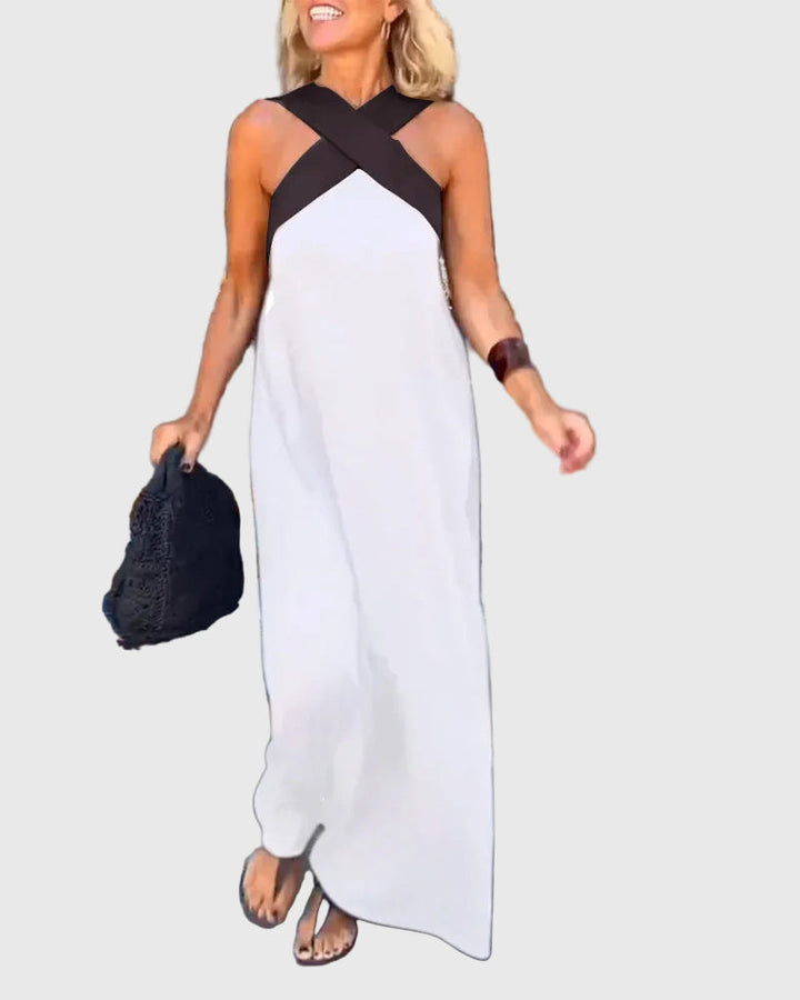 Elena | Elegante Abito Maxi Fluido