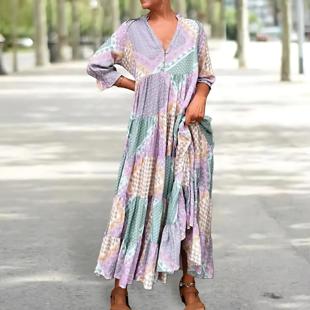 Florentina - Elegantly Printed Dress