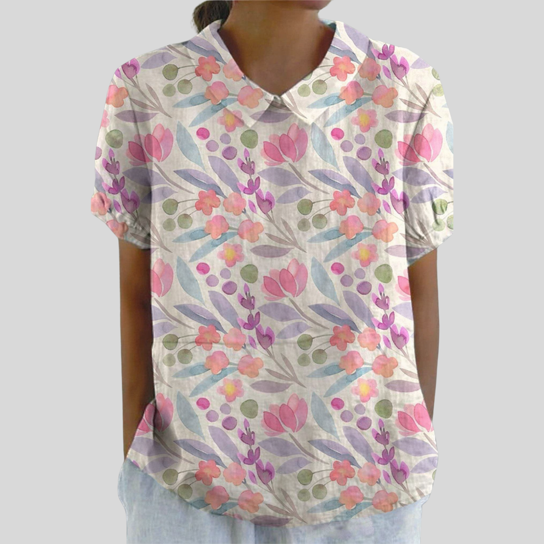 Elegante e Confortevole Top Floreale