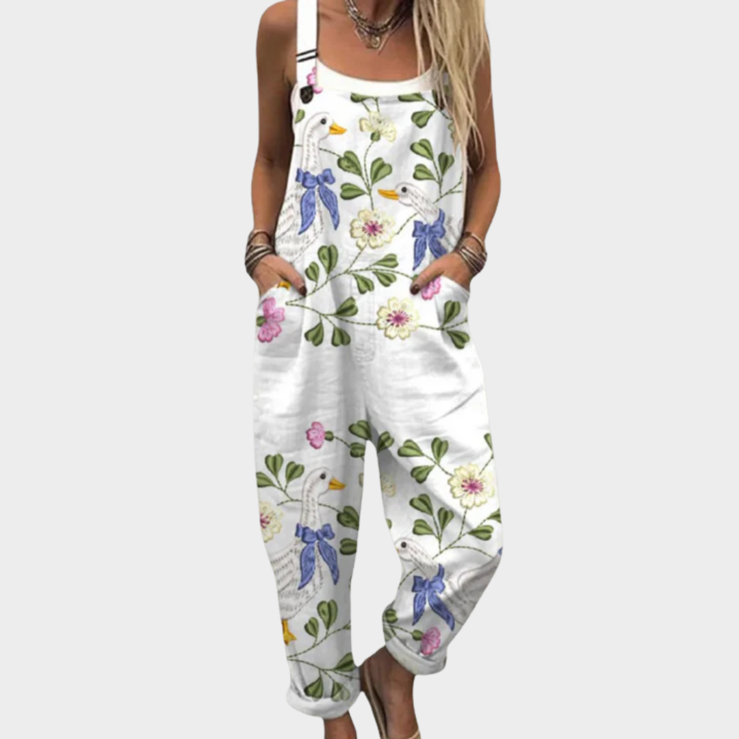 Comfy Printed Overalls