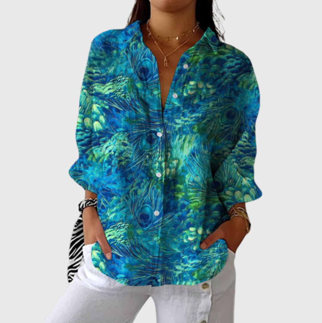Camicia leggera e vivace con stampa