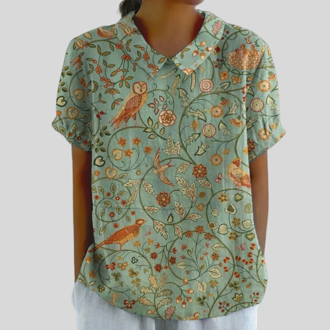Elegante e Confortevole Top Floreale