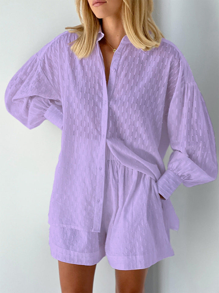 Elizabeth - Set Leggero di Camicia e Pantaloni Corti