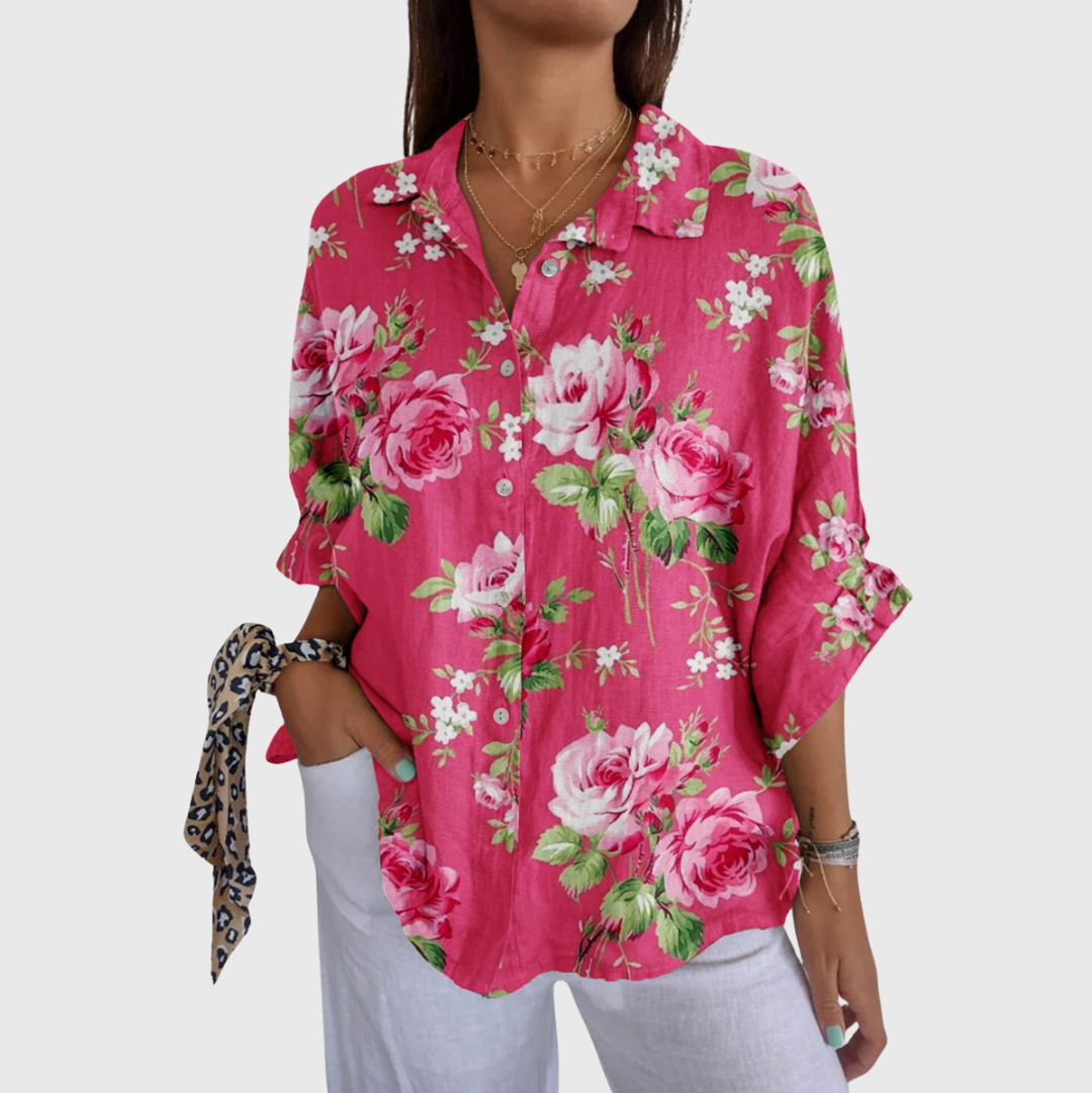 Leggera e Colorata Blusa Stampata