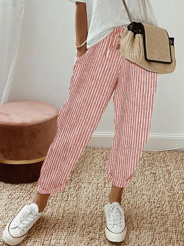 Pantaloni Eleganti e Confortevoli in Tessuto Fluido