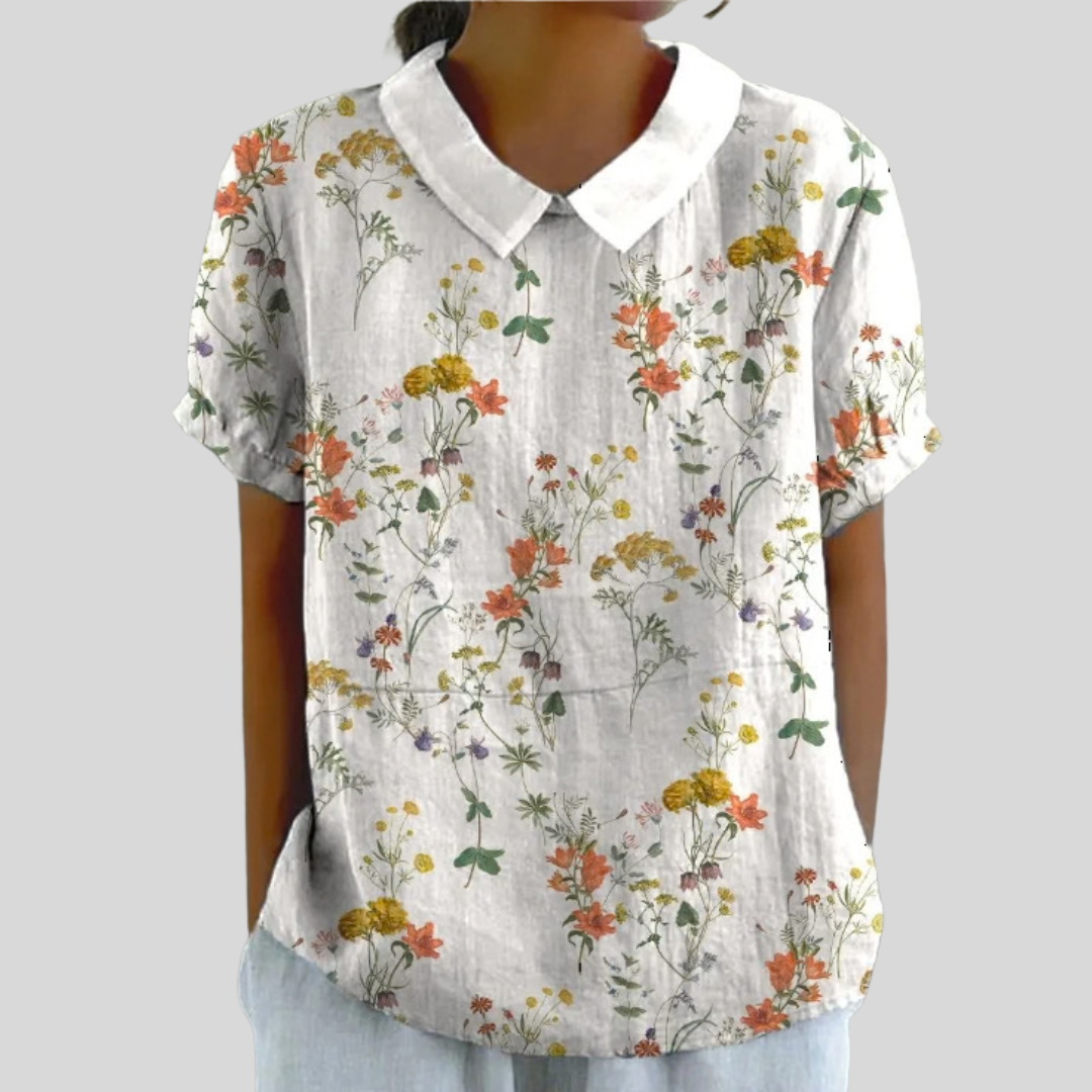 Elegante Top Floreale Confortevole