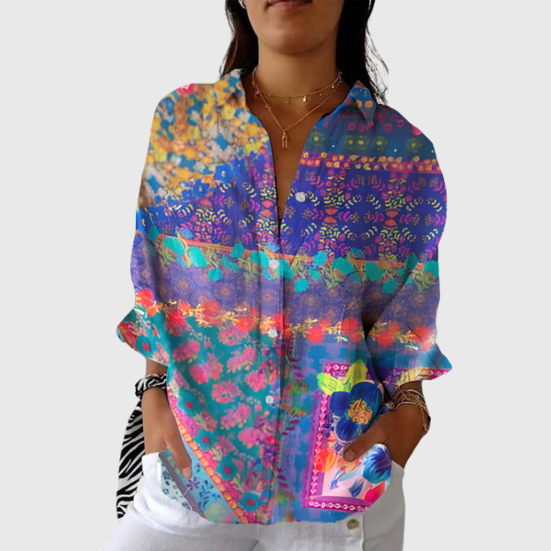 Leggera e Vivace Blusa con Stampa