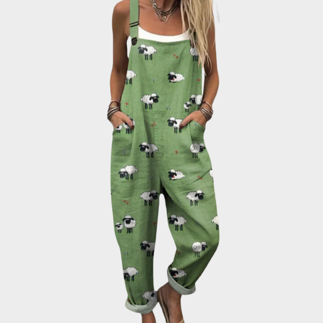 Comfy Printed Overalls