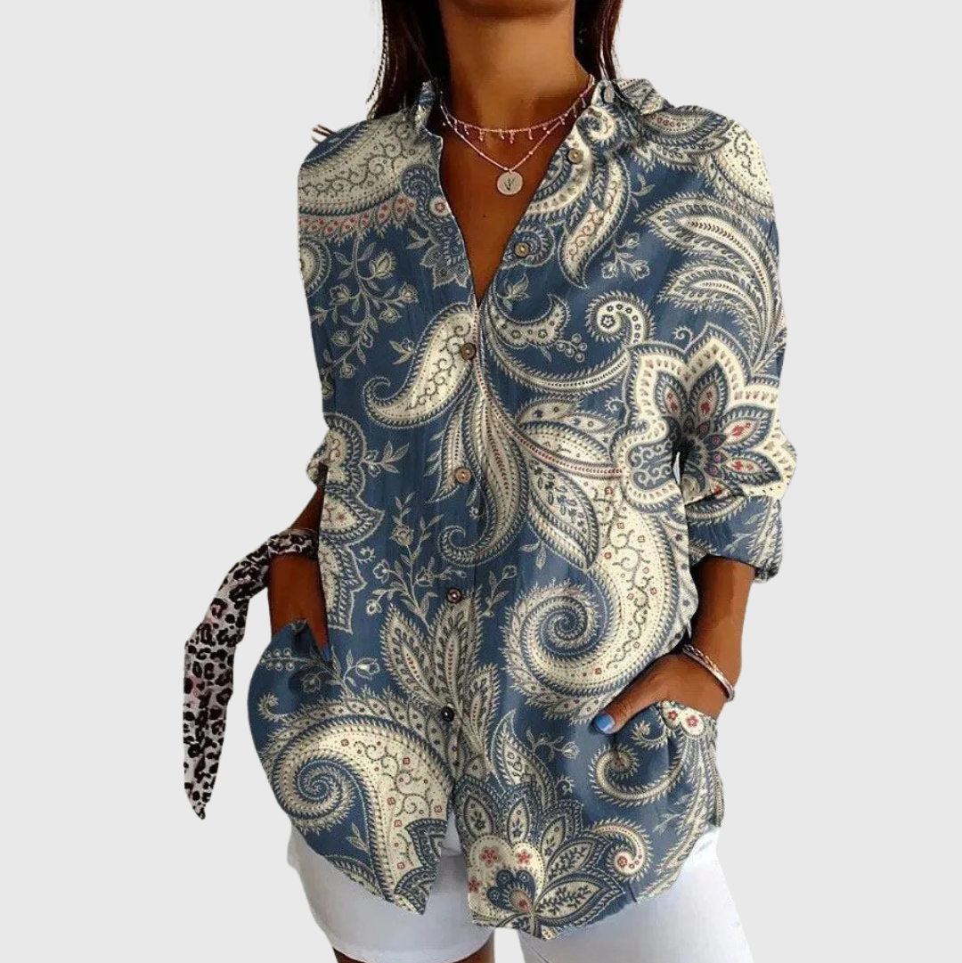 Leggera e Colorata Blusa Stampata