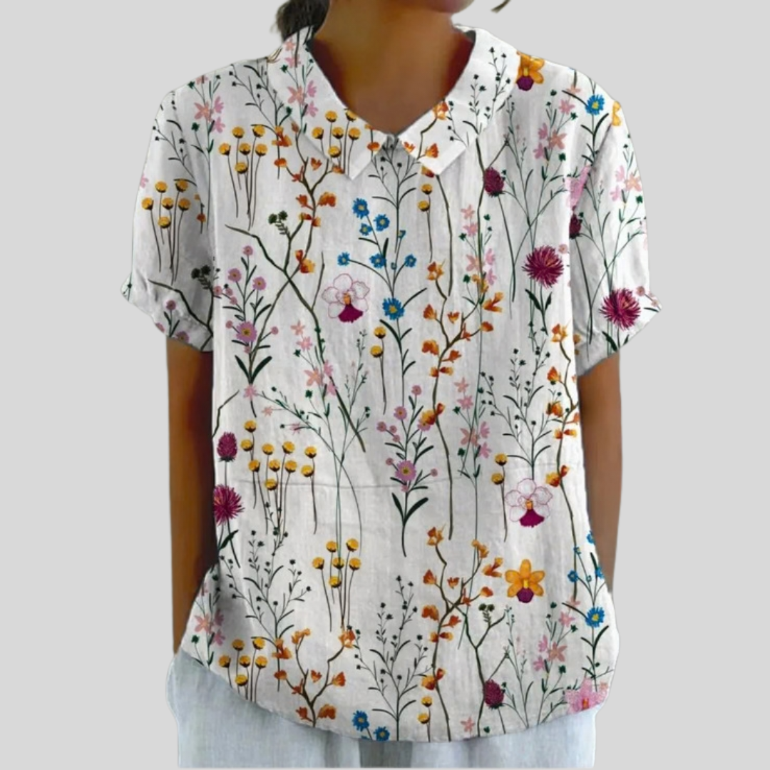Elegante e Confortevole Top Floreale