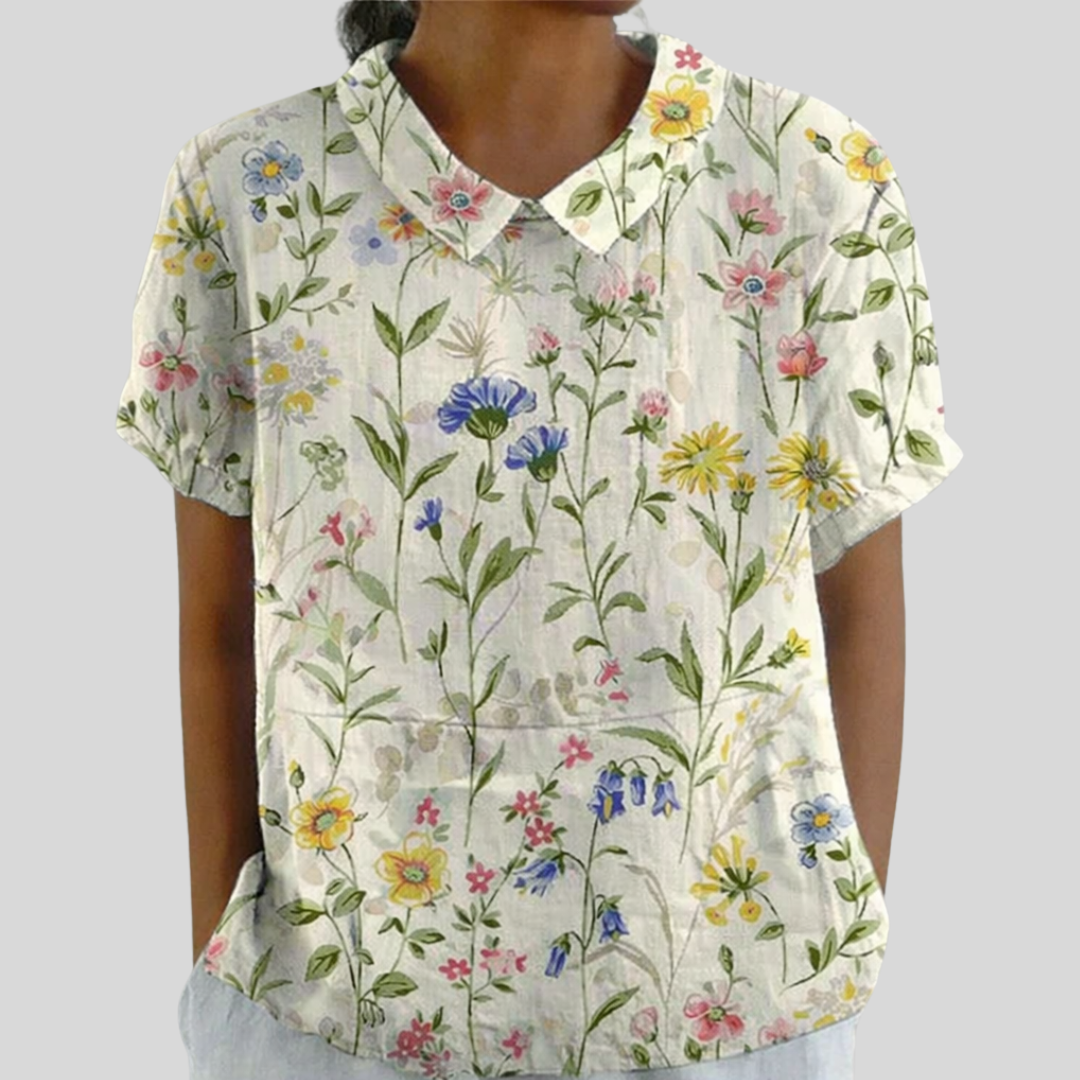 Elegante e Confortevole Top Floreale
