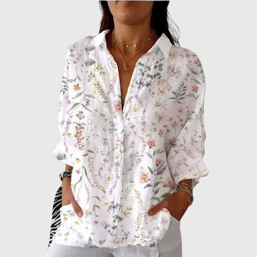 Leggera e Colorata Blusa Stampata
