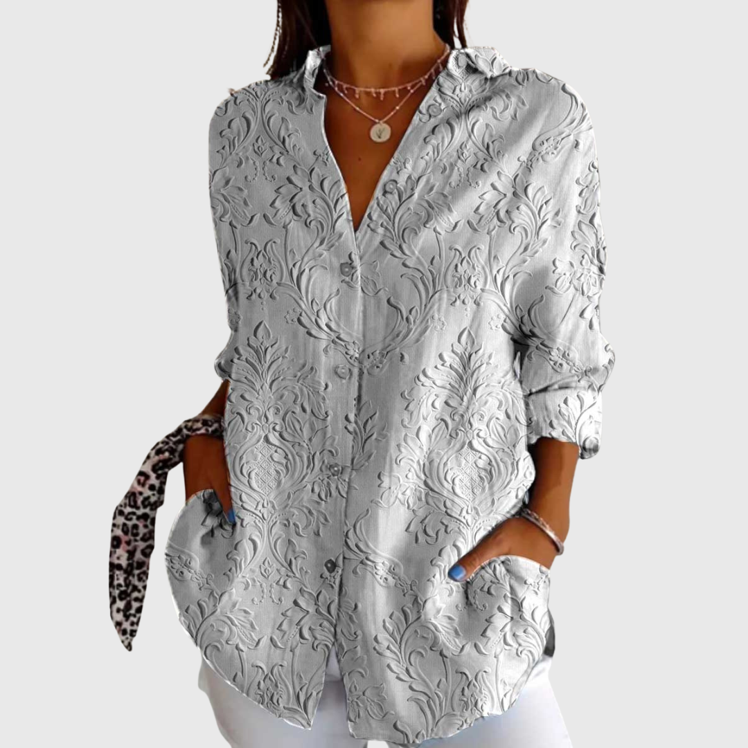 Camicia leggera e vivace con stampa