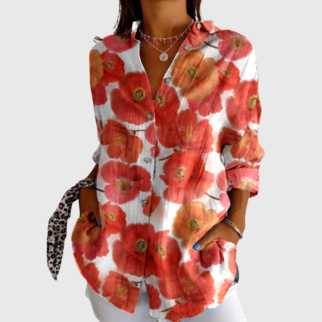 Leggera e Colorata Blusa Stampata