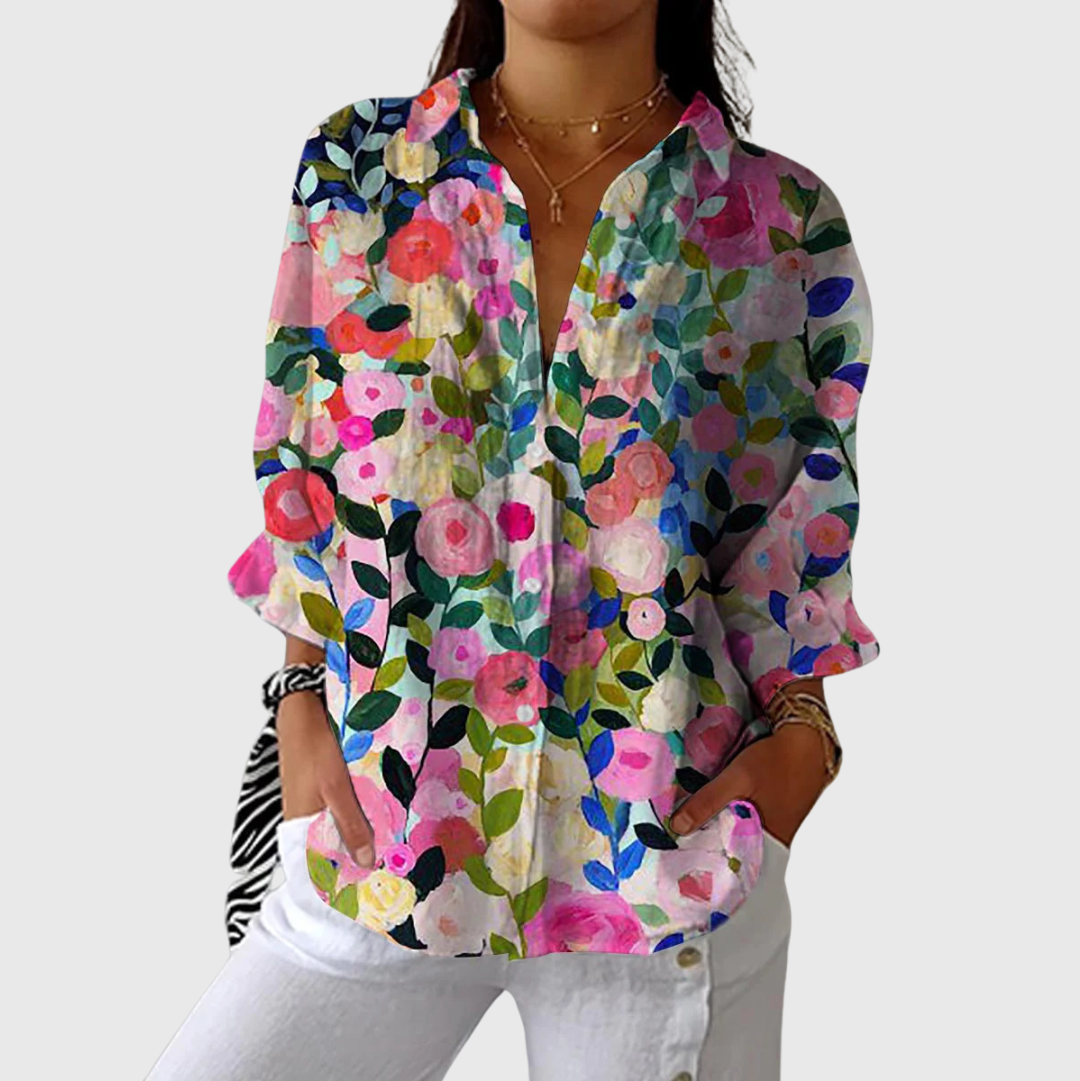 Leggera e Vivace Blusa con Stampa