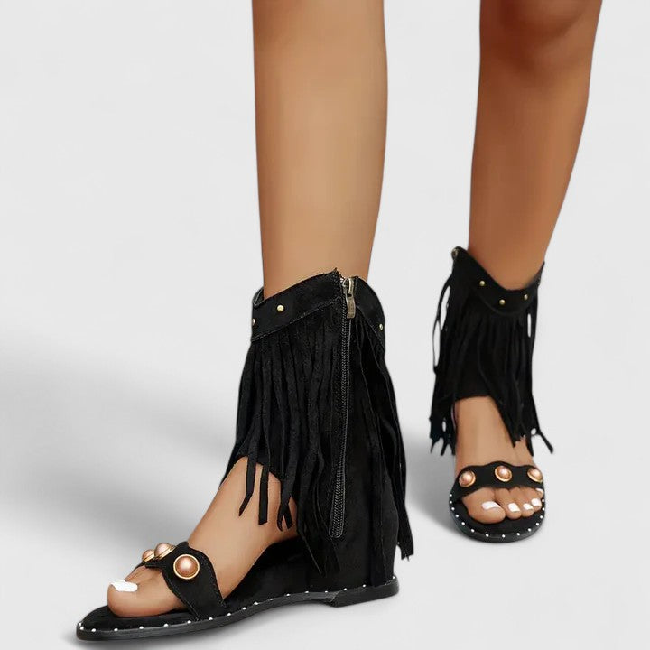 Eira - Sandali Eleganti con Frange