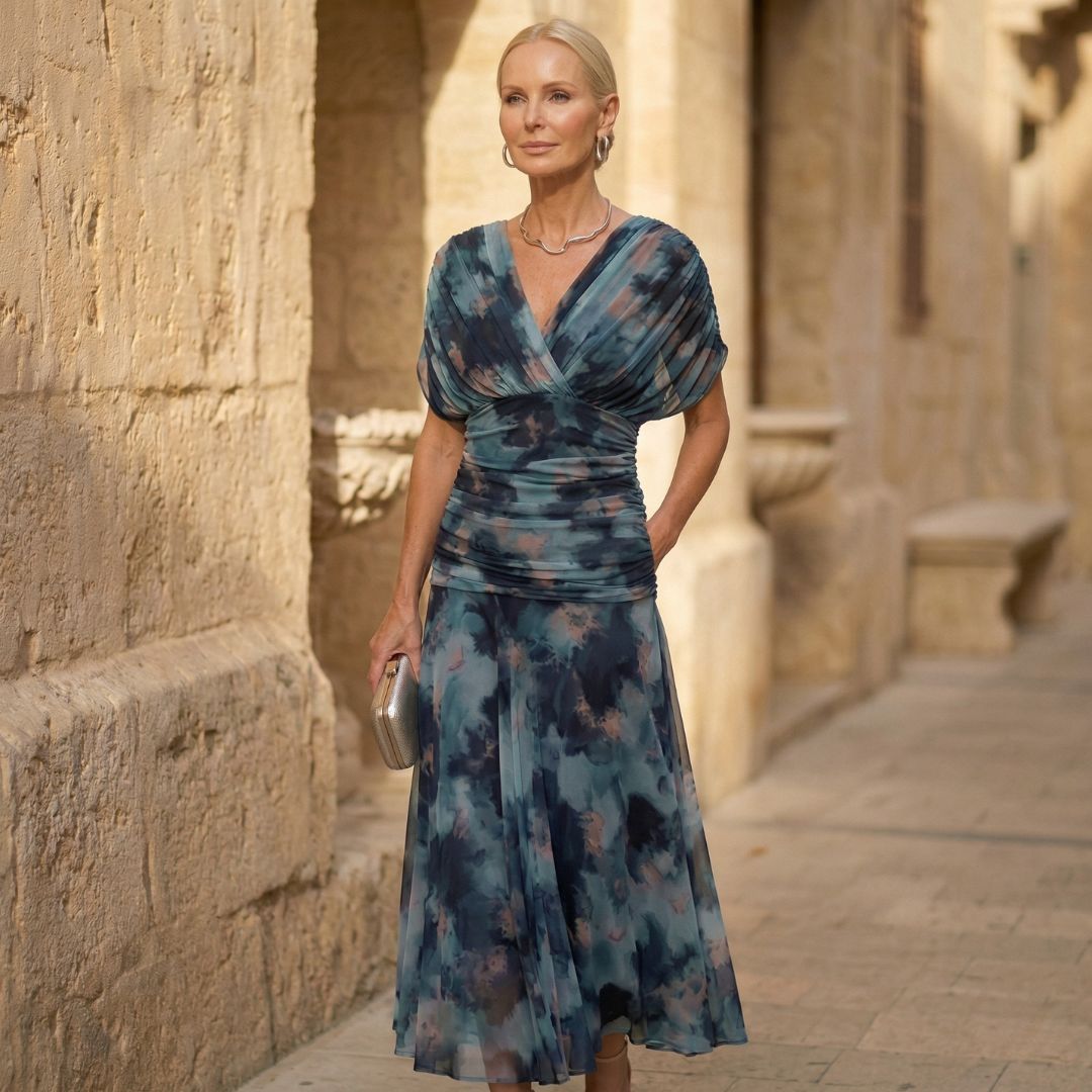 Luna | Sophisticated Blue Dress