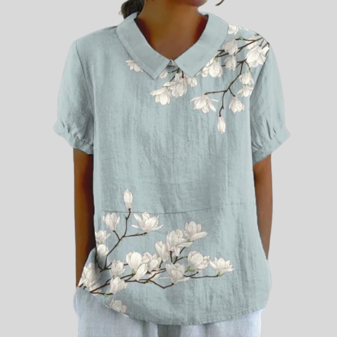 Elegante Top Floreale Confortevole