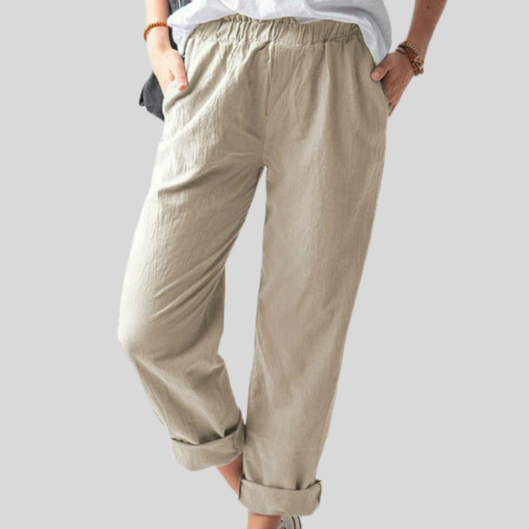 Neria - Pantaloni con Struttura Morbida