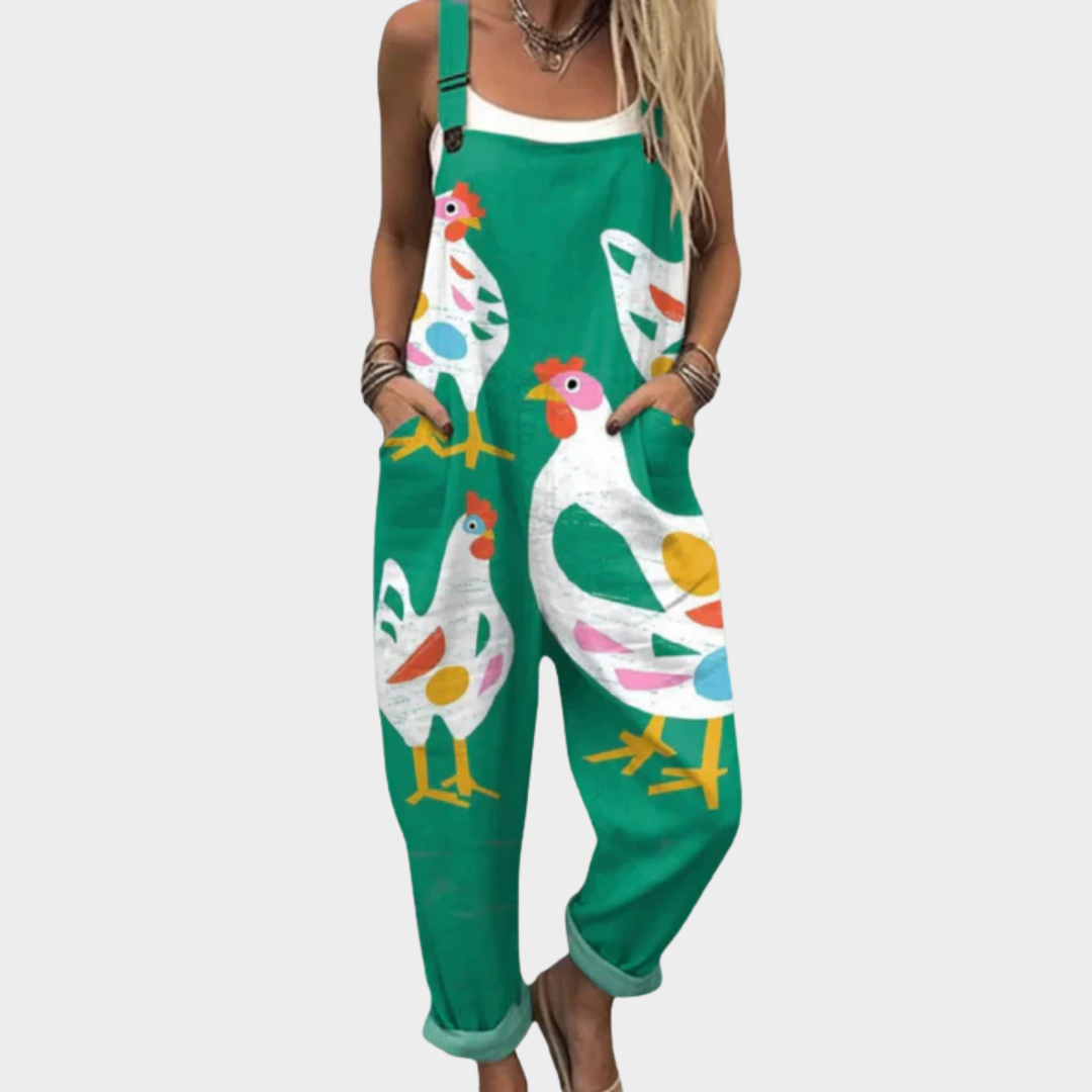 Comfy Printed Overalls