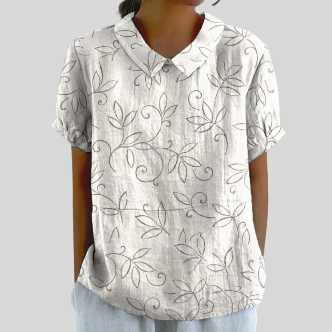 Elegante Top Floreale Confortevole