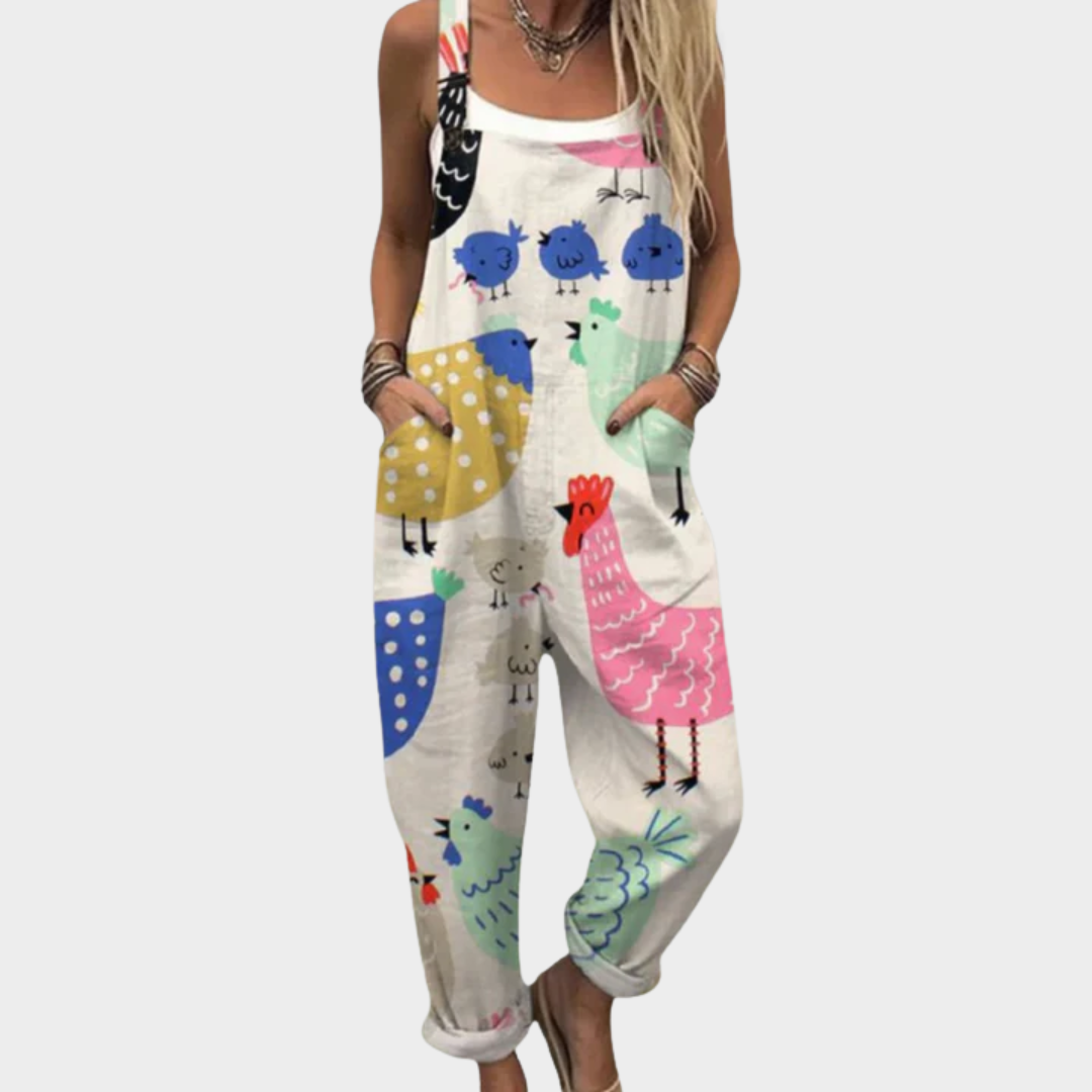 Comfy Printed Overalls
