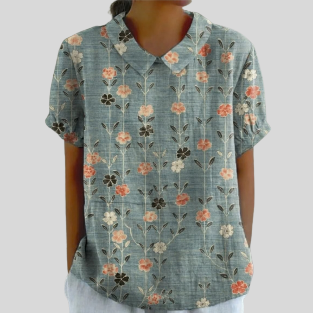 Elegante e Confortevole Top Floreale