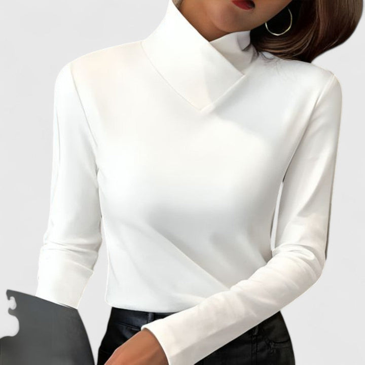 Clair | Elegant High Neck Pullover